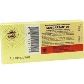MUSCARSAN D 6 Flüssige Verdünnung zur Injektion, 10X1 ML – PZN 4261269 из Германии