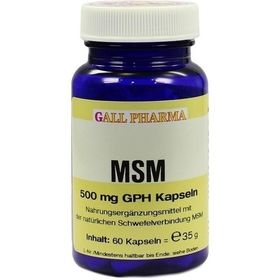 MSM 500mg GPH Kapseln, 60 ST – PZN 4411668 из Германии