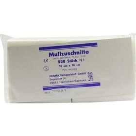 MULLZUSCHNITTE 10X10CM UNSTERIL, 500 ST – PZN 4422519 из Германии