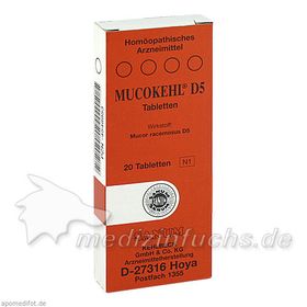 MUCOKEHL D 5 Tabletten, 20 ST – PZN 4548953 из Германии