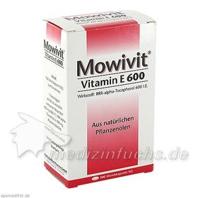 MOWIVIT 600, 100 ST – PZN 4675605 из Германии