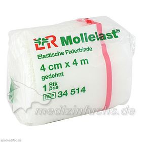 MOLLELAST 4CMx4m WEISS 14410, 1 ST  – PZN 4781477 из Германии