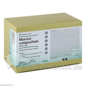 MUCOSA compositum ad us.vet.Ampullen, 50X5 ML – PZN 4871341 из Германии