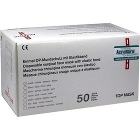 Mundschutz-OP weiss m. Gummiband, 50 ST – PZN 523962 из Германии