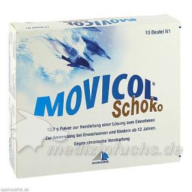 Movicol Schoko, 10 ST – PZN 5370291 из Германии