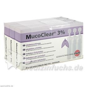 MucoClear 3% NaCl Inhalationslösung, 60X4 ML – PZN 5737225 из Германии