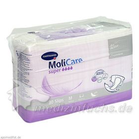 MOLICARE Premium soft super Inkon.Slip Gr.2 M, 30 ST – PZN 6574127 из Германии