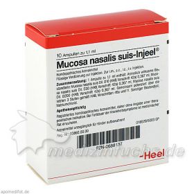 MUCOSA NAS SUIS INJ ORG, 10 ST – PZN 688137 из Германии