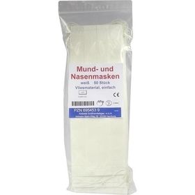 Mund- und Nasenmaske weiss, 50 ST – PZN 6954539 из Германии
