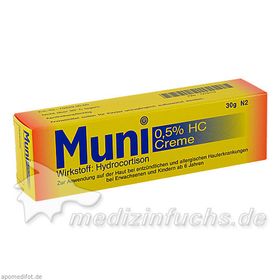 Muni 0.5% HC Creme, 30 G – PZN 7276113 из Германии