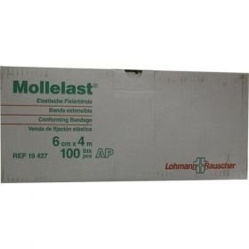 MOLLELAST 6CMx4m WEISS 19427 LOSE FALTSCHACHTEL, 100 ST  – PZN 7402411 из Германии