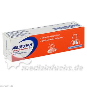 Mucosolvan Brausetabletten 60mg, 20 ST – PZN 743505 из Германии