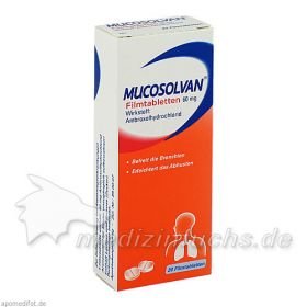 Mucosolvan Filmtabletten 60mg, 20 ST – PZN 743557 из Германии
