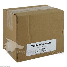Mullbinden Elast 4mx4cm, 10 ST – PZN 7622791 из Германии