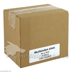 Mullbinden Elast 4mx8cm, 10 ST – PZN 7622822 из Германии