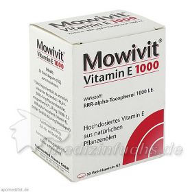 Mowivit Vitamin E 1000, 50 ST – PZN 836891 из Германии