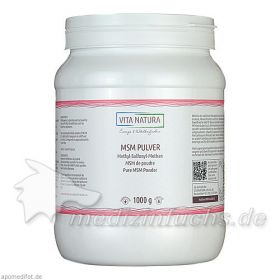 MSM PULVER METHYLSULFONYLMETHAN, 1000 G – PZN 8811264 из Германии