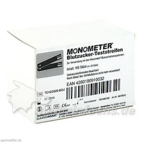 MONOMETER Teststreifen, 4X25 ST – PZN 9007392 из Германии