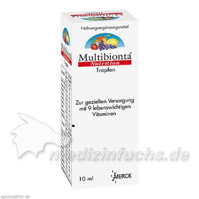 Multibionta Nutrition Tropfen, 10 ML – PZN 9154354 из Германии