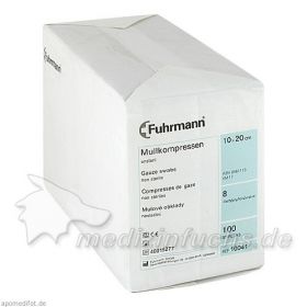 Mullkompressen 10x20cm unsteril 8-fach, 100 ST – PZN 961113 из Германии