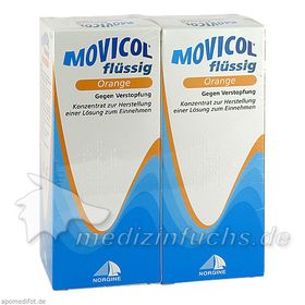 MOVICOL flüssig orange, 2X500 ML – PZN 9632084 из Германии