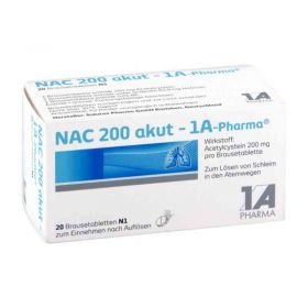 NAC 200 akut-1A Pharma (20 stk) – PZN 562726 из Германии