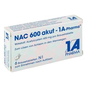 NAC 600 akut-1A Pharma (6 stk) – PZN 562749 из Германии