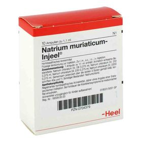 Natrium Muriaticum Injeel Ampullen (10 stk) – PZN 704379 из Германии