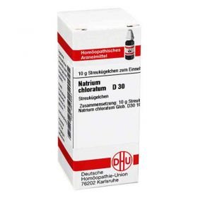 Natrium Chloratum D 30 Globuli (10 g) – PZN 908981 из Германии