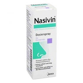 Nasivin o.K. Dosierspray für Kleinkinder 0,025% (10 ml) – PZN 1170477 из Германии