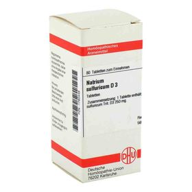 Natrium Sulfuricum D 3 Tabletten (80 stk) – PZN 1780448 из Германии
