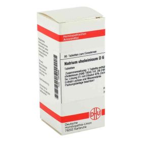 Natrium Choleinicum D 6 Tabletten (80 stk) – PZN 1850686 из Германии