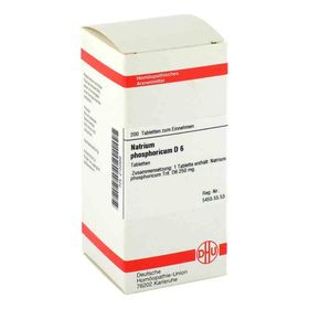 Natrium Phosphoricum D 6 Tabletten (200 stk) – PZN 2122569 из Германии