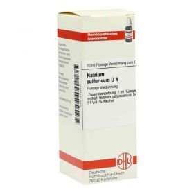 Natrium Sulfuricum D 4 Dilution (20 ml) – PZN 2122581 из Германии