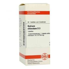 Natrium Chloratum D 3 Tabletten (80 stk)  – PZN 2634217 из Германии