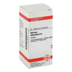Natrium Chloratum D 6 Tabletten (80 stk) – PZN 2815611 из Германии