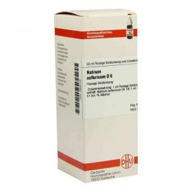 Natrium Sulfuricum D 6 Dilution (50 ml) – PZN 2928108 из Германии