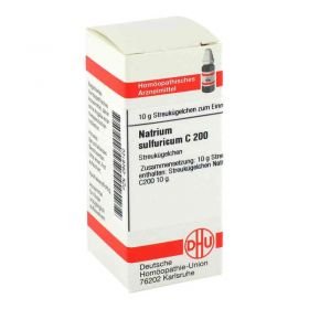 Natrium Sulfuricum C 200 Globuli (10 g) – PZN 2928120 из Германии