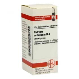 Natrium Sulfuricum D 4 Globuli (10 g) – PZN 2928137 из Германии