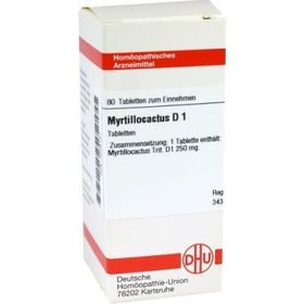 Myrtillocactus D 1 Tabletten (80 stk) – PZN 4228131 из Германии
