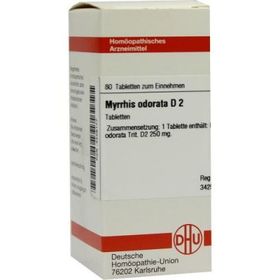 Myrrhis Odorata D 2 Tabletten (80 stk) – PZN 4228177 из Германии