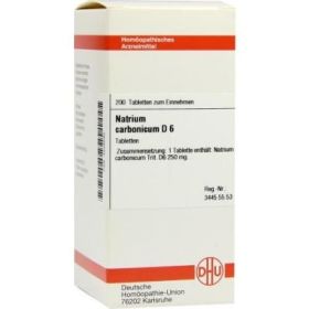 Natrium Carbonicum D 6 Tabletten (200 stk) – PZN 4228562 из Германии