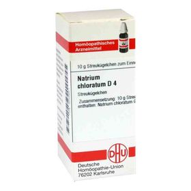Natrium Chloratum D 4 Globuli (10 g) – PZN 4228651 из Германии