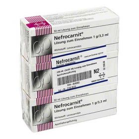 Nefrocarnit Lösung zum Einnehmen 1g/3,3ml (150 ml) – PZN 4542063 из Германии