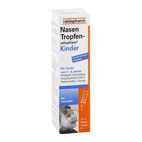 NasenTropfen-ratiopharm Kinder (10 ml) – PZN 5006059 из Германии
