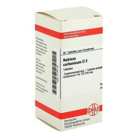 Natrium Carbonicum D 3 Tabletten (80 stk) – PZN 7175116 из Германии
