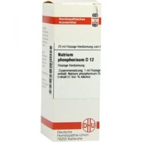 Natrium Phosphoricum D 12 Dilution (20 ml)  – PZN 7175369 из Германии