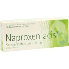 Naproxen acis Schmerztabletten 250mg (20 stk) – PZN 8998334 из Германии