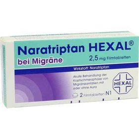 Naratriptan HEXAL bei Migräne 2,5mg (2 stk) – PZN 9334719 из Германии