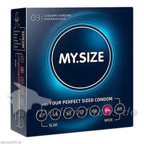 MYSIZE 64, 3 ST – PZN 10117281 из Германии